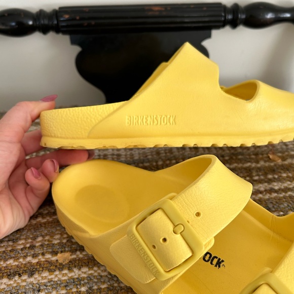 Birkenstock  Bright Yellow Sandals - Picture 4 of 8